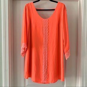 Astr Peach Shift Dress